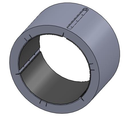 Foil bearing with radial injection holes at the leading edge region