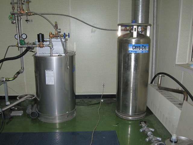 액체질소 강제 기화 시스템 (전용용기 및 강제기화기)