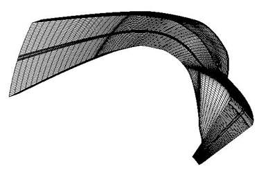 Computational mesh (by ICEM-CFD)