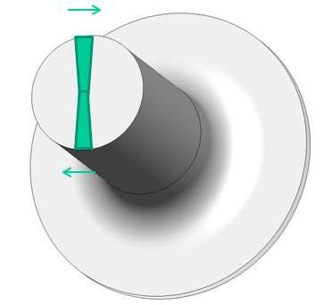 Inlet distortion for stall initiation