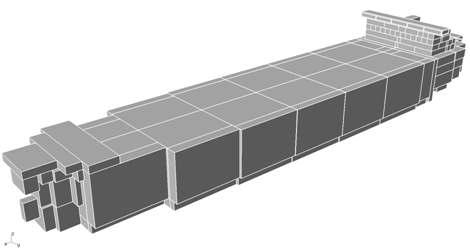 선체 모델링: 격실기반 AABB(Axis-Aligned Bouncing Box) 모델