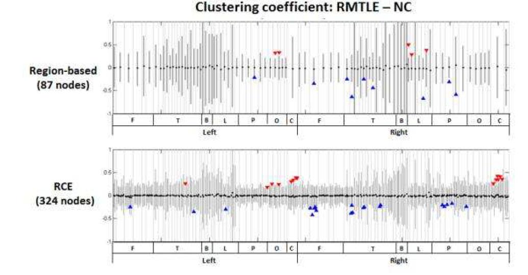클러스터링 RCE 신경망의 비교: 우측 내측측두엽 간질환자와 정상군