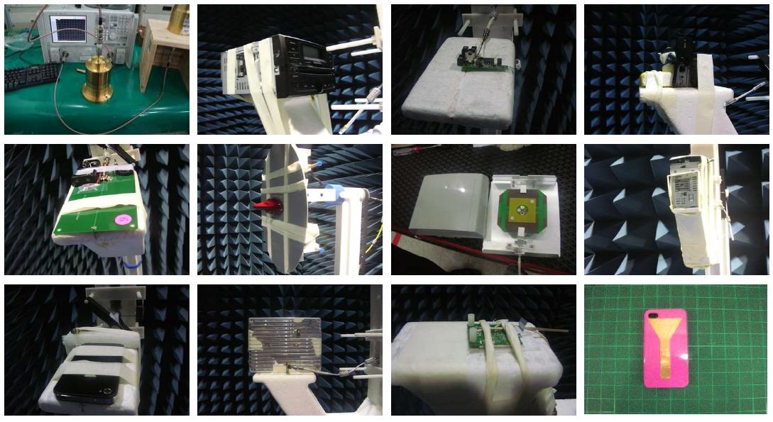 2012년 전자파 소재·부품 특성 측정지원 및 제품 사진