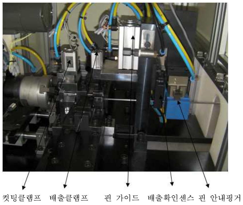 컷팅부 및 클램프 각부 명칭