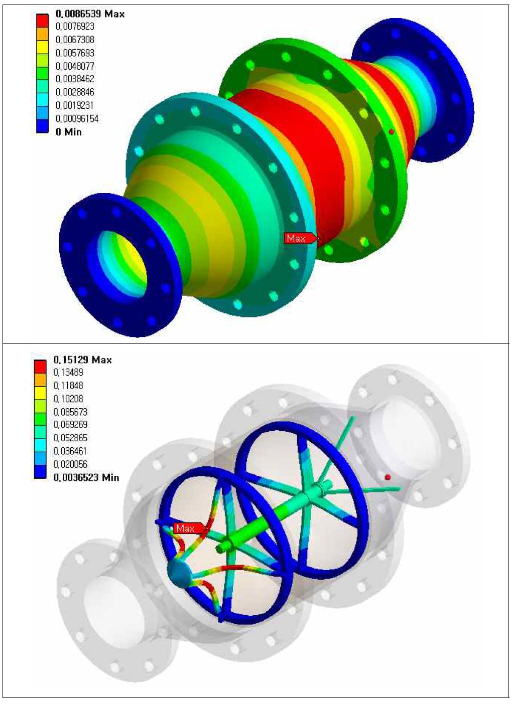 Deformation of Detonation Flame Arrester (case 1)