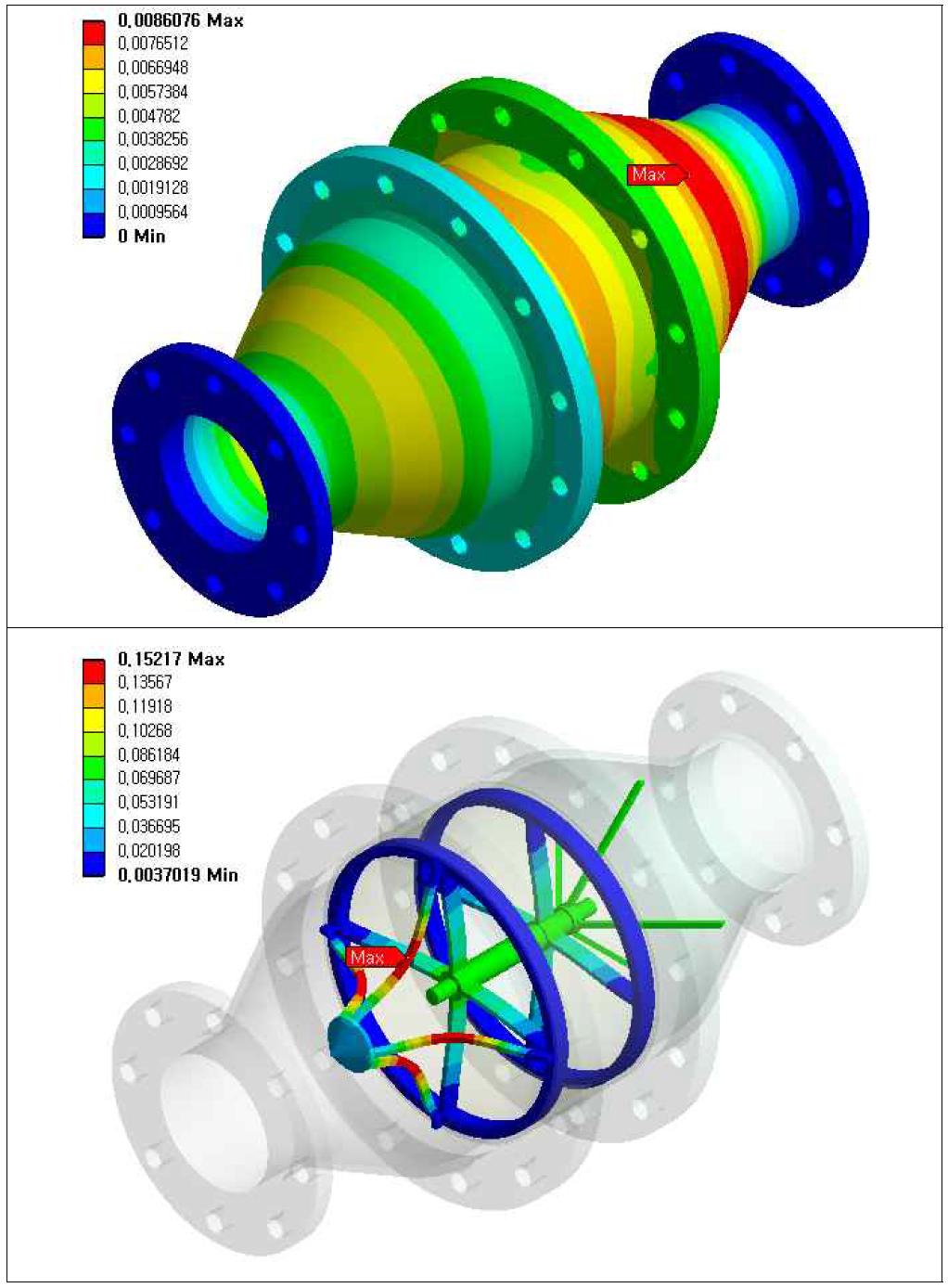 Deformation of Detonation Flame Arrester (case 3)