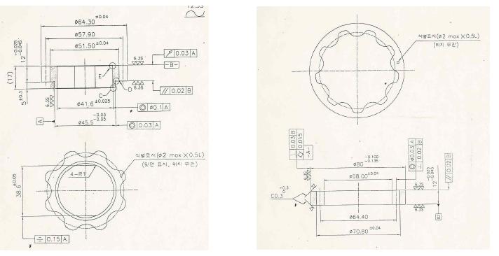 Inner Rotor와 Outer Rotor도면