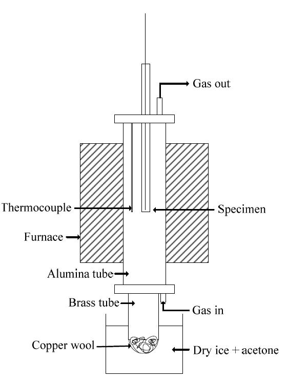 Schematics of queching furnace
