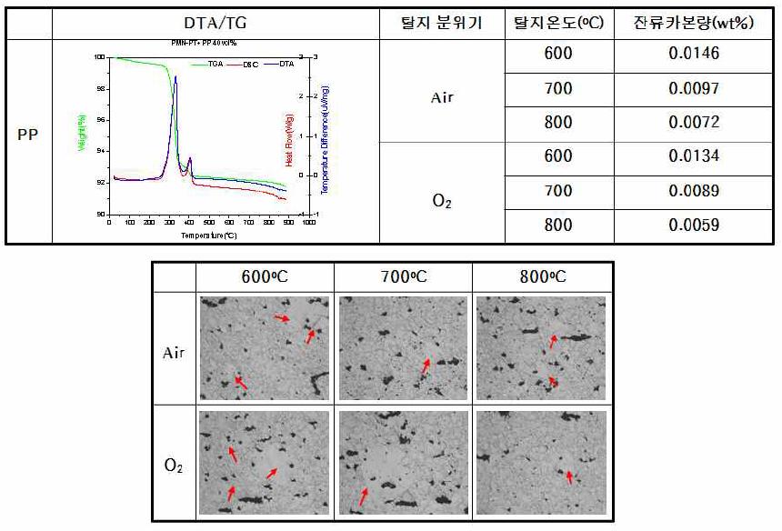 PP의 탈지거동 및 이에 따른 소결 거동