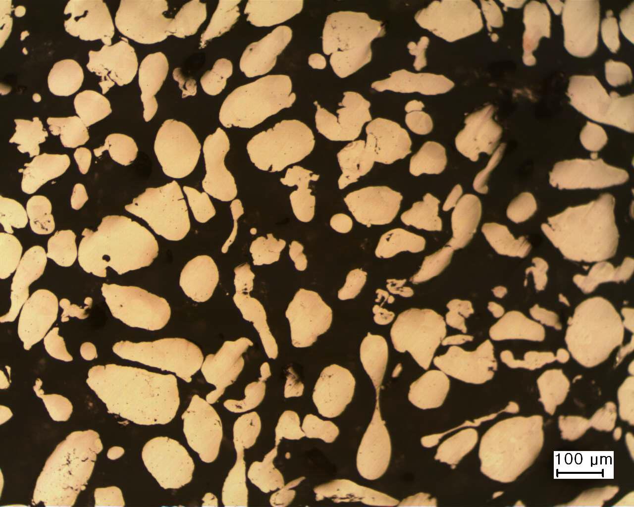 OM analysis of spray In-situ synthesis casting oxygen volume 8% particle.