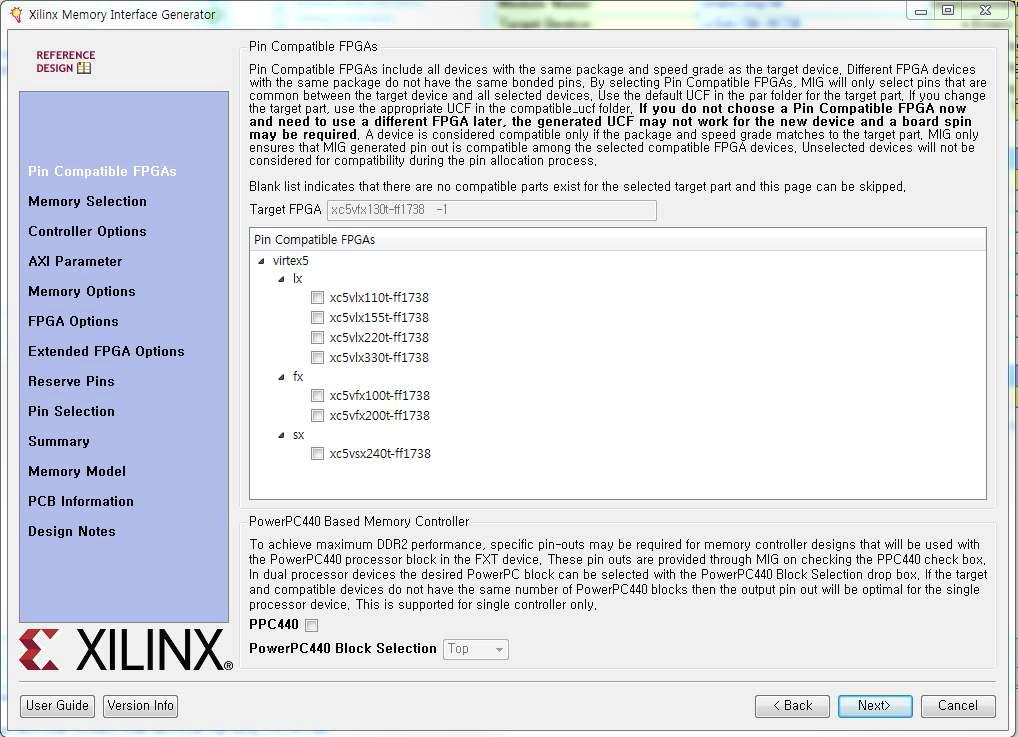 Xilinx Memory Interface Generator Set(3)