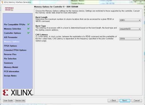 Xilinx Memory Interface Generator Set(6)