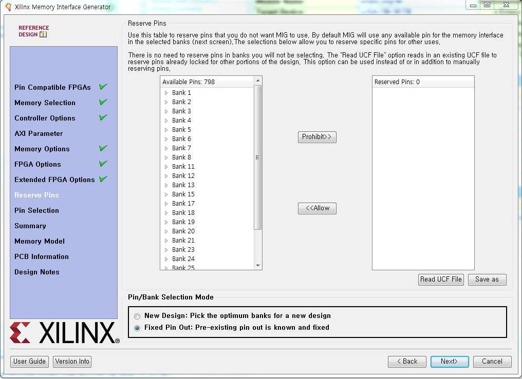 Xilinx Memory Interface Generator Set(9)