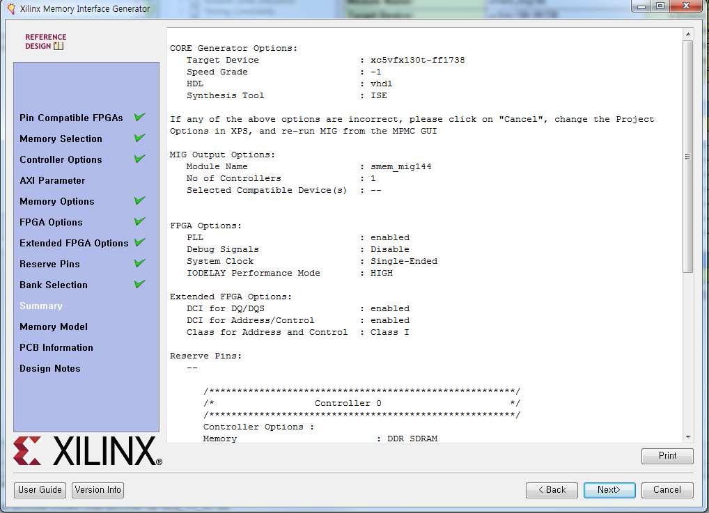 Xilinx Memory Interface Generator Set(11)