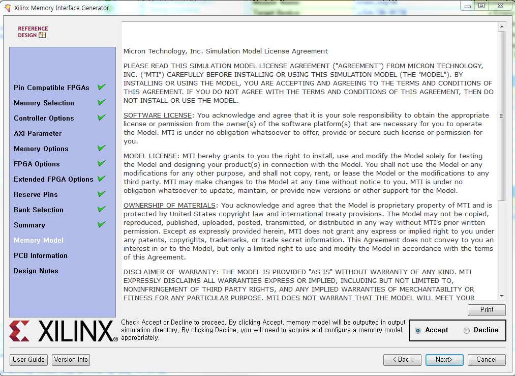 Xilinx Memory Interface Generator Set(12)
