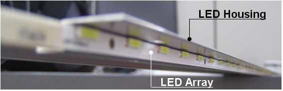 LED Array 및 LED Housing 부착구조
