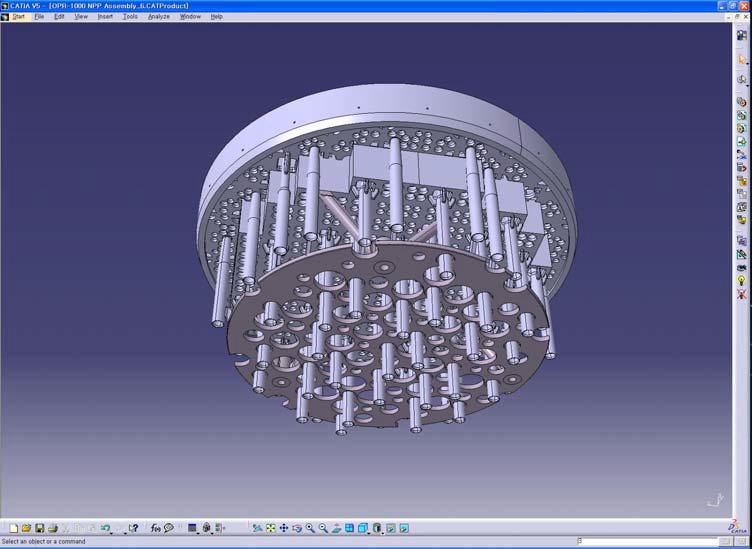 Lower Support Structure & Instrument Nozzle Assembly #2