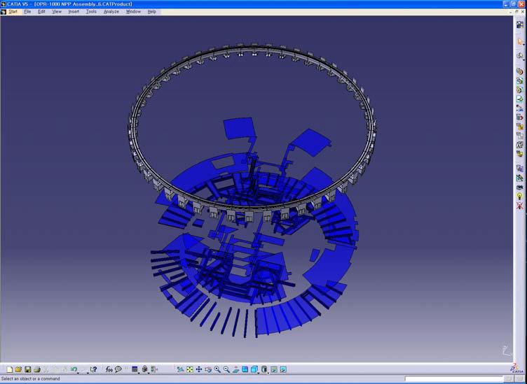 Containment BLDG Steel Structure Assembly #1