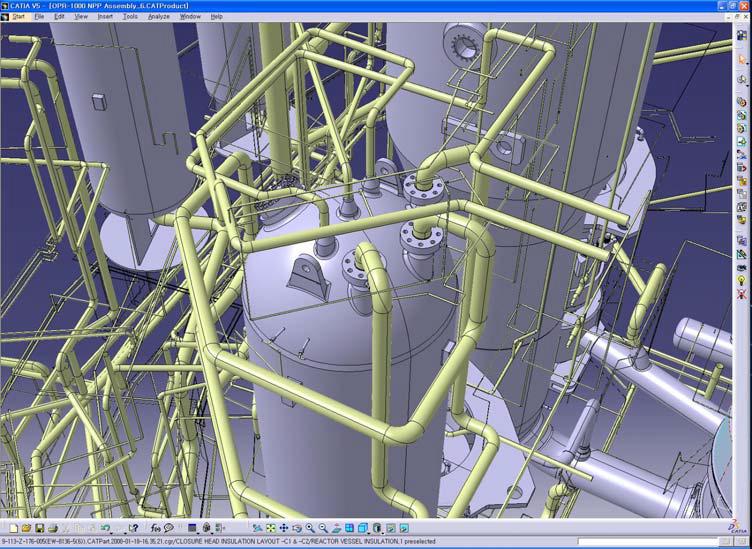 Containment BLDG Piping Plan #2(with Equipment)