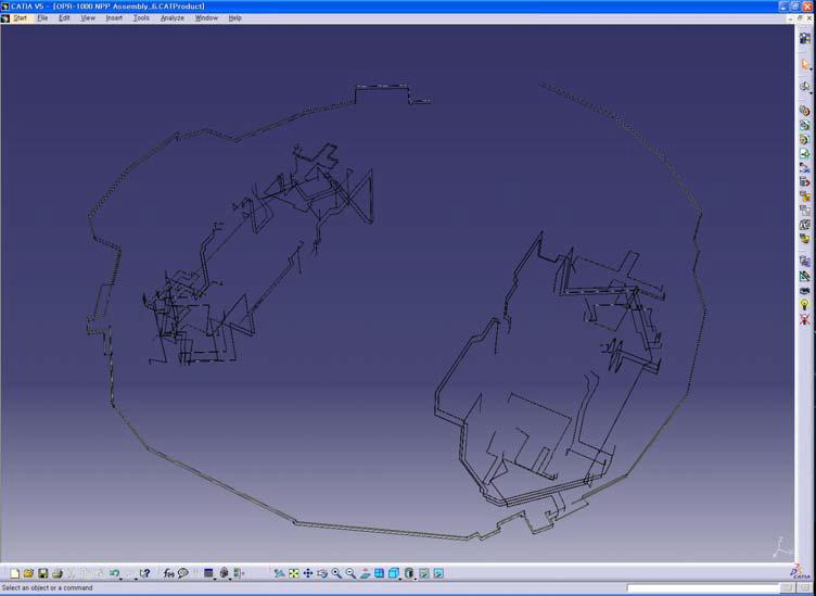 Containment BLDG Piping Plan #3