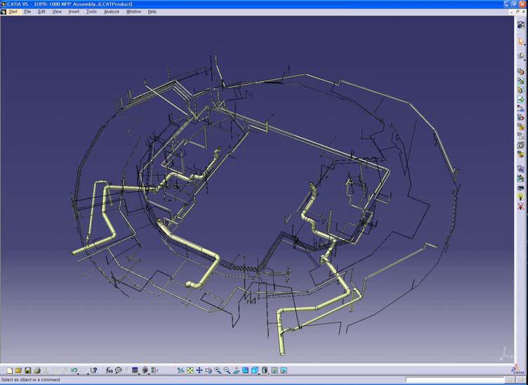 Containment BLDG Piping Plan #4