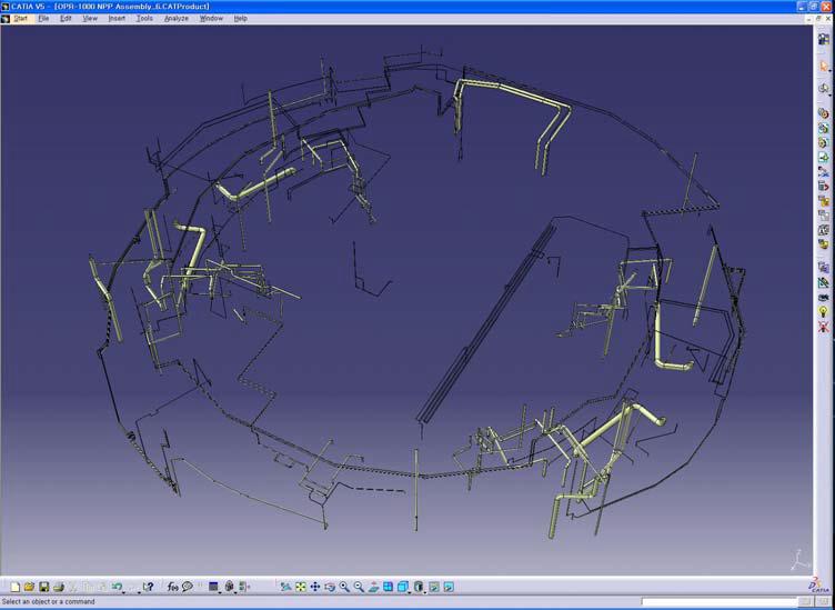 Containment BLDG Piping Plan #6