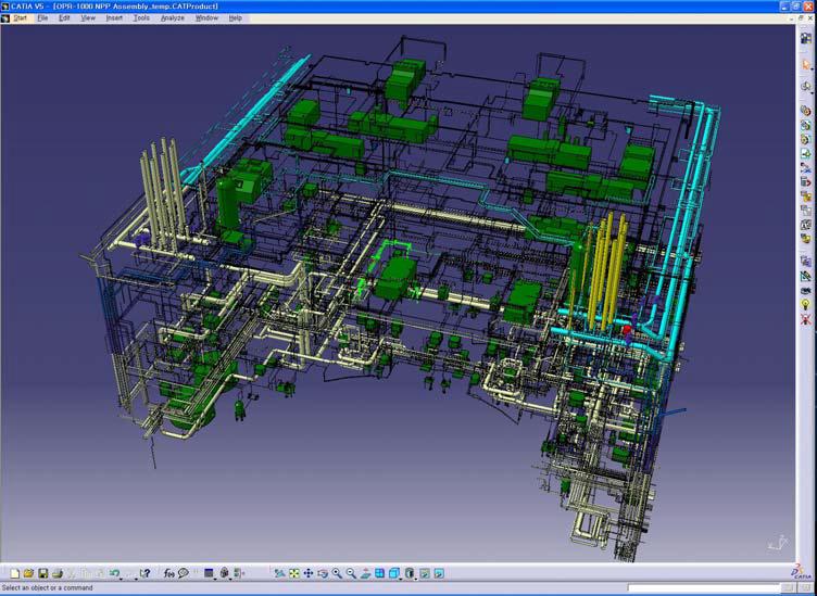 Primary Auxiliary BLDG Piping Plan #1(with instruments)