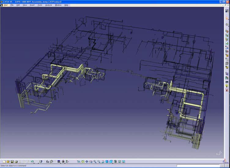 Primary Auxiliary BLDG Piping Plan #4(323-324)