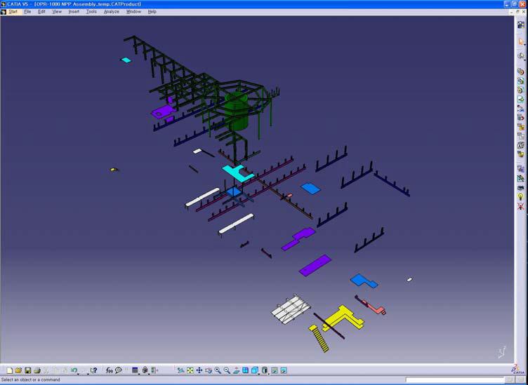 Secondary Auxiliary BLDG Steel Structure