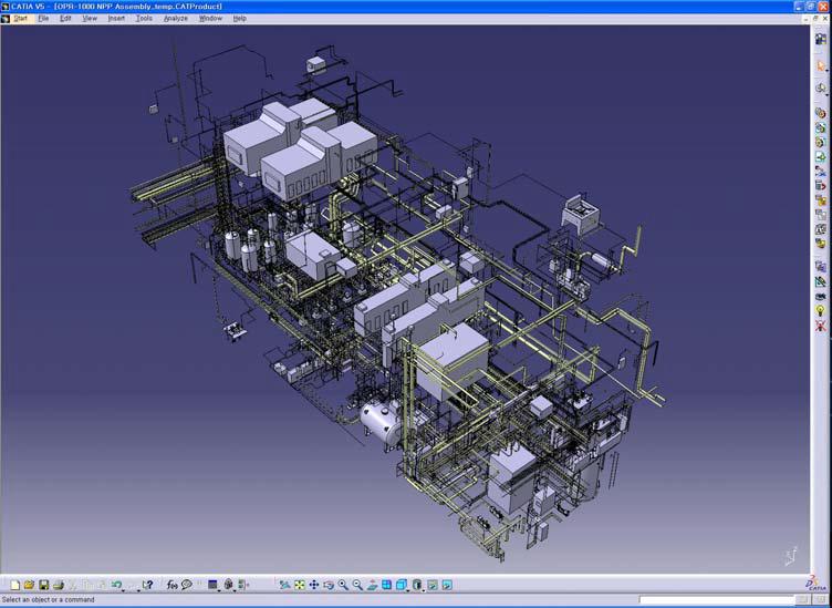 Secondary Auxiliary BLDG Piping Plan #1(with instruments)