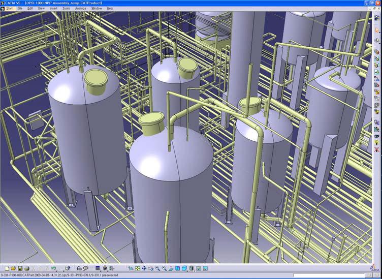 Secondary Auxiliary BLDG Piping Plan #2(with instruments)