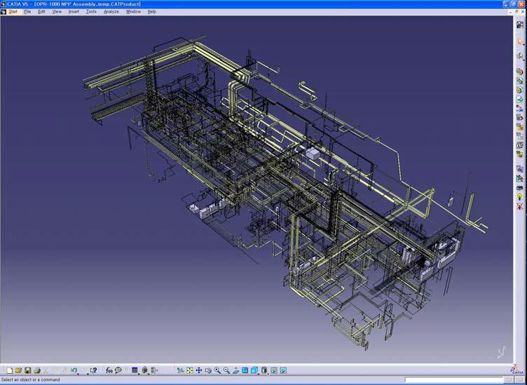 Secondary Auxiliary BLDG Piping Plan #3(331-332)