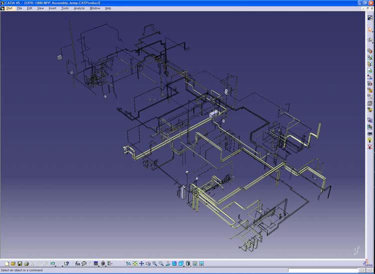 Secondary Auxiliary BLDG Piping Plan #4(333-334)