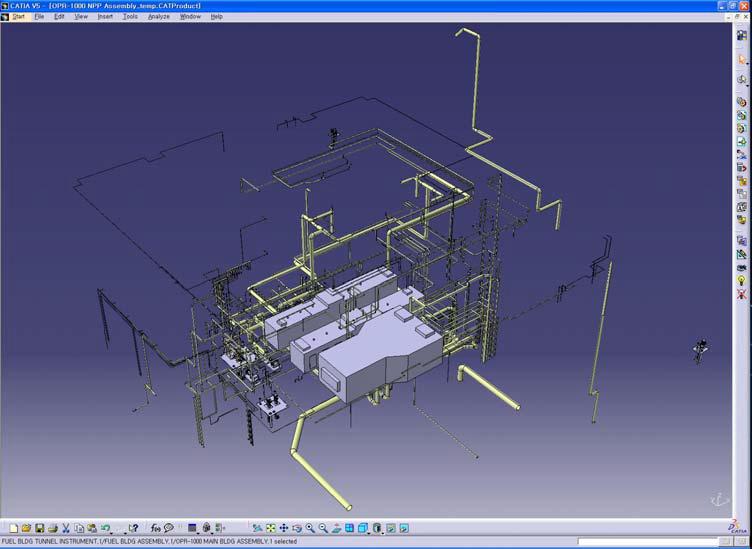 Fuel BLDG Piping Plan #1(with Instruments)