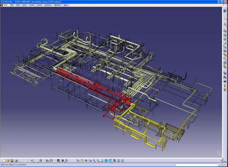 Turbine BLDG Piping Plan #3(371)