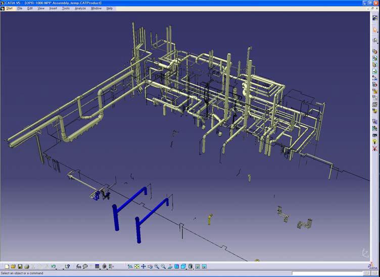 Turbine BLDG Piping Plan #5(373-374)