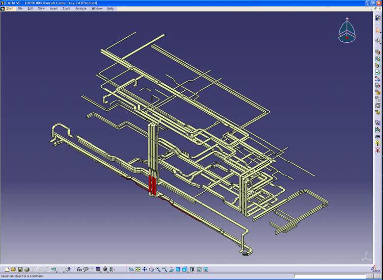 Radwaste BLDG Cable Tray