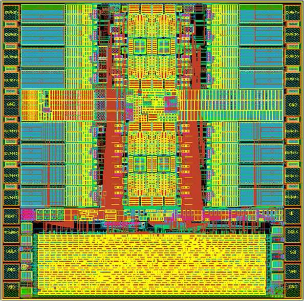 구동 IC 16Channel Layout