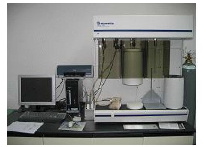 비표면적 측정기.
