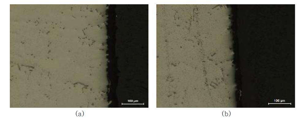 Micrographs showing the inner-side of coating specimen after OP-TMF test