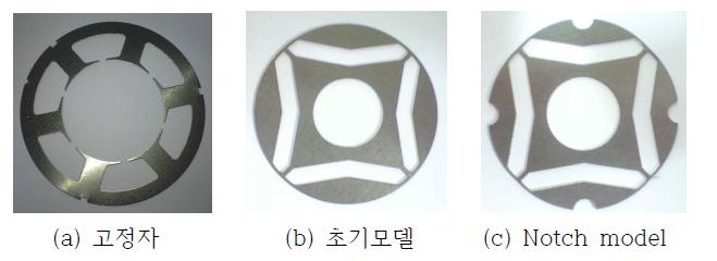 제작된 회전자 Core와 고정자