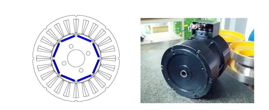 2차년도 8극-24슬롯 분포권 IPMSM 모터