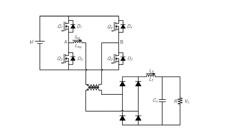 위상 천이(phase-shift) Full-bridge 컨버터