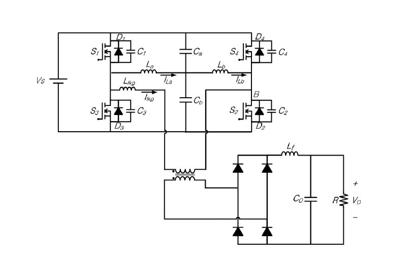 제안된 위상 천이(phase-shift) Full-bridge 컨버터