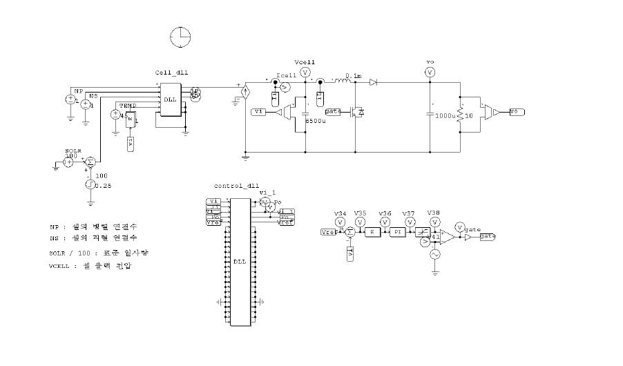 MPPT 시뮬레이션 회로도