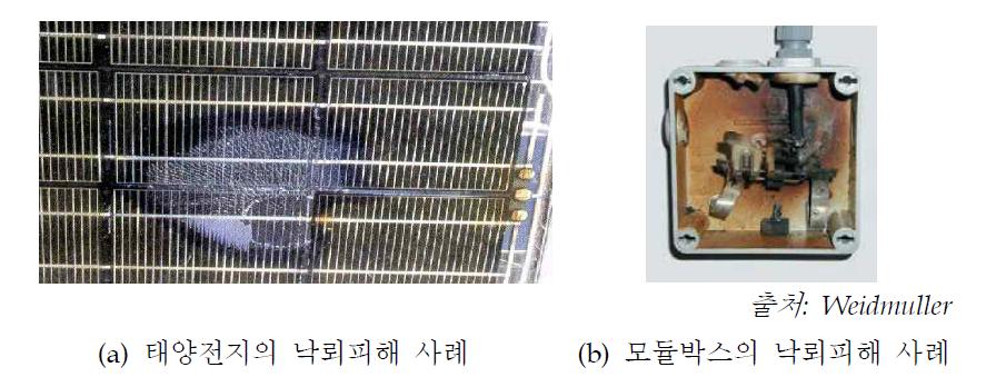 태양전지 및 인버터에 발생된 낙뢰피해 사례