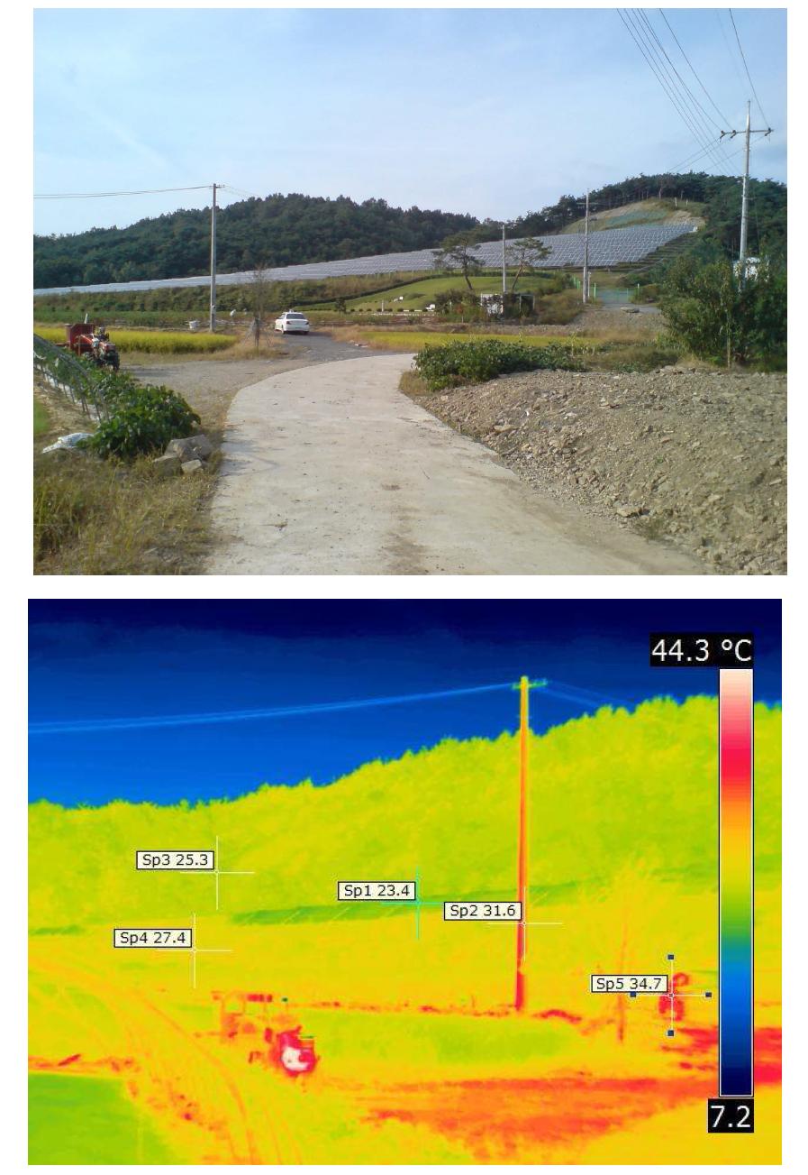 정림태양광 열화상촬영결과1