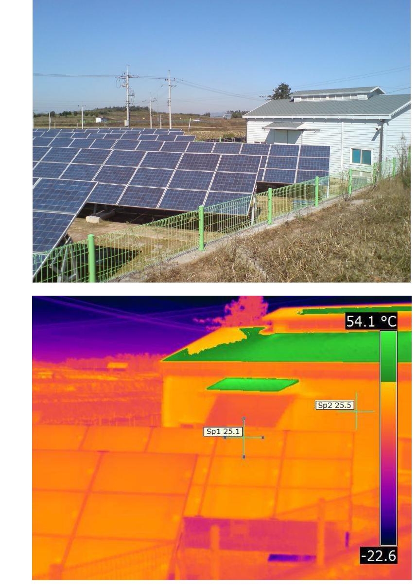 빛고을태양광 열화상촬영결과2