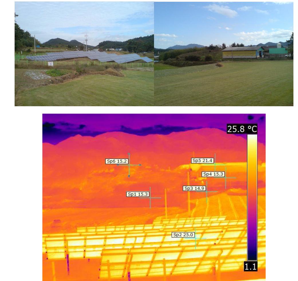 과역태양광 열화상촬영결과1