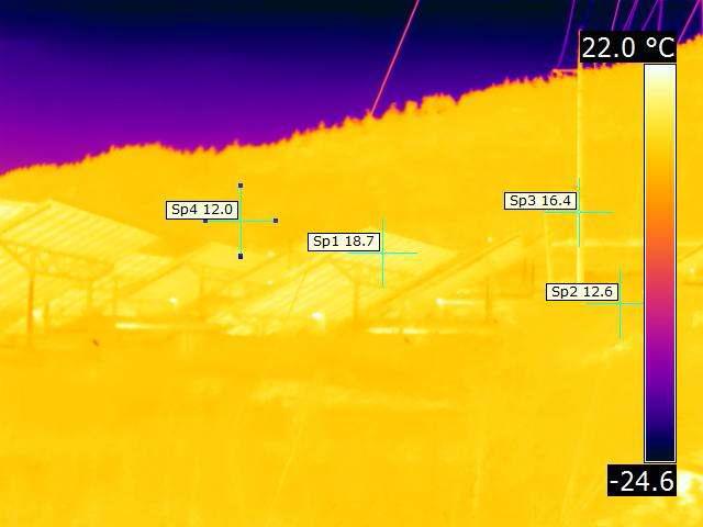 진도성환 태양광 열화상촬영결과2